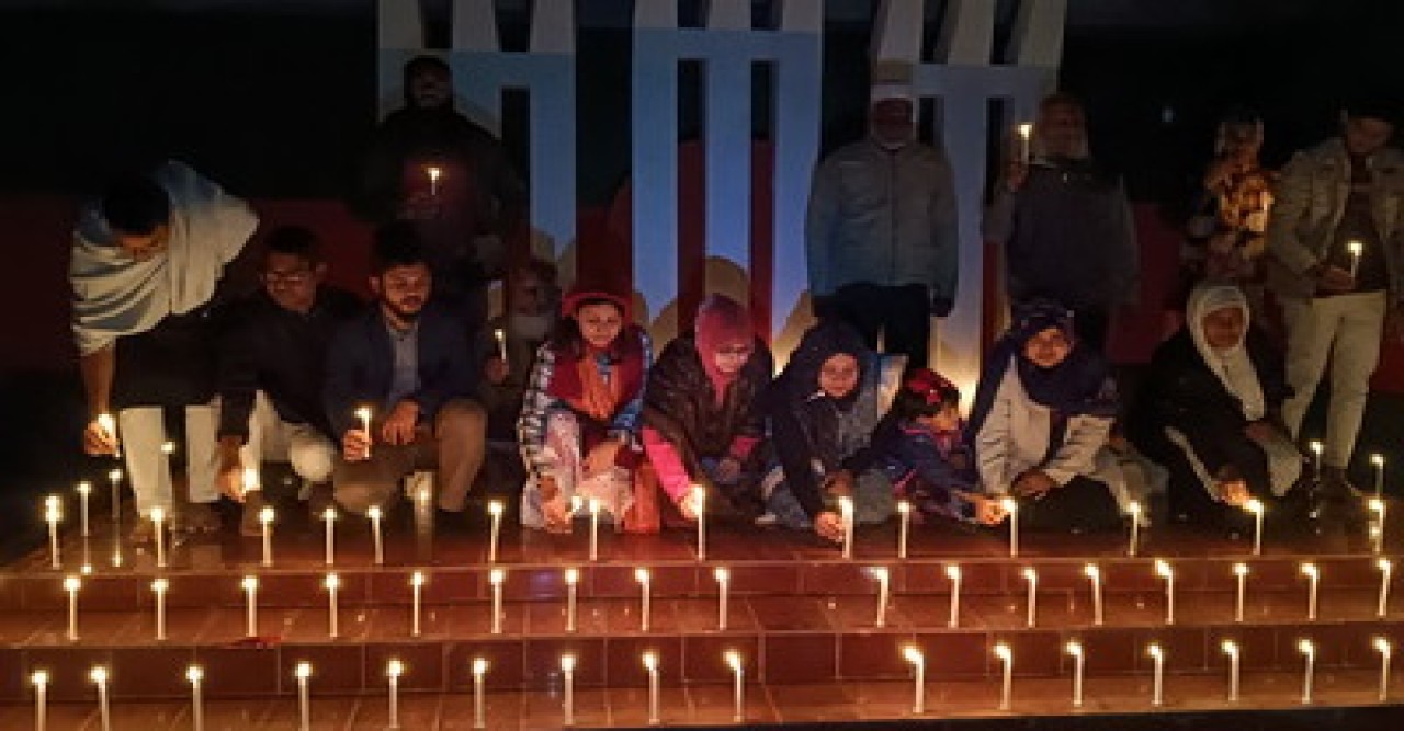 মান্দায় শহীদ বুদ্ধিজীবী দিবসে  আলোচনা সভা ও মোমবাতি প্রজ্বলন