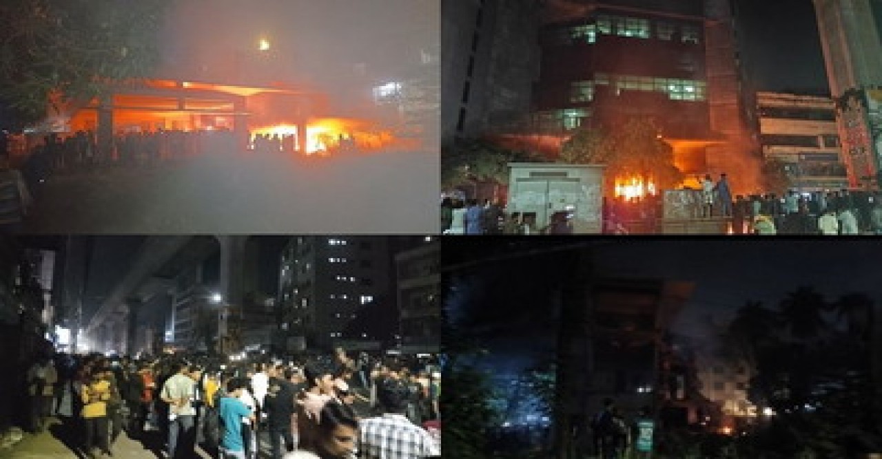 হাদি হত্যার বিচারের দাবিতে উত্তাল দেশ, বিভিন্ন স্থানে ভাঙচুর-অগ্নিসংযোগ