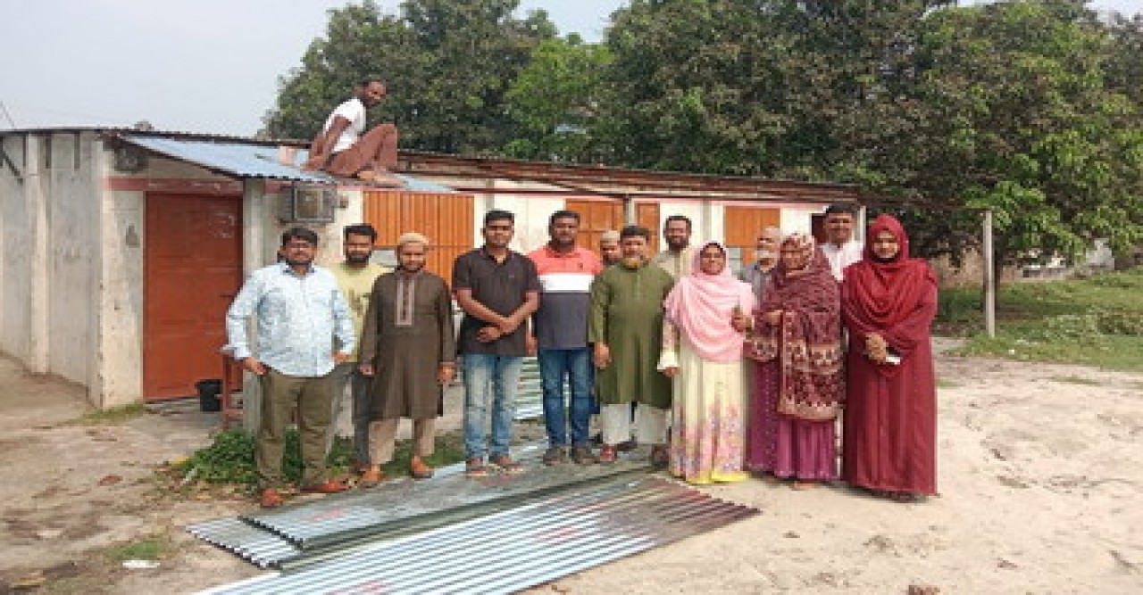 পবায় পিএফপি প্রকল্পের কাজ পরিদর্শন করেন রুডো কর্তৃপক্ষ