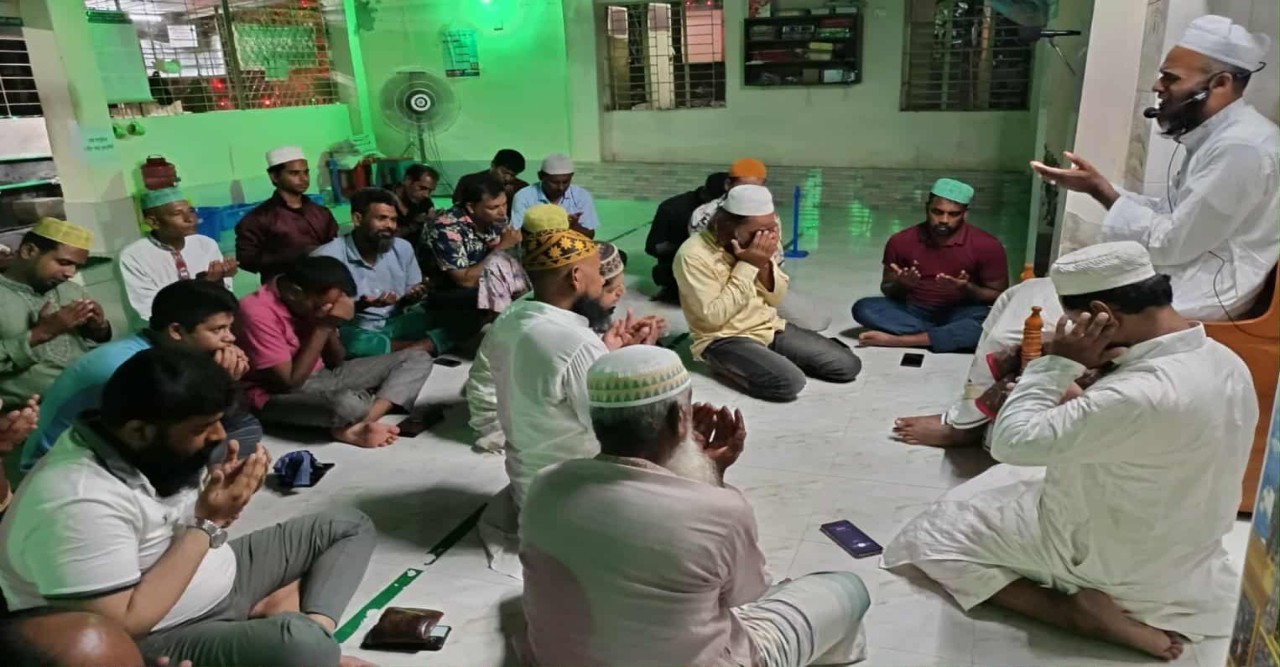 ঈদে মিলাদুন্নবী উপলক্ষে নুর জামে মসজিদের দোয়া-মাহফিল