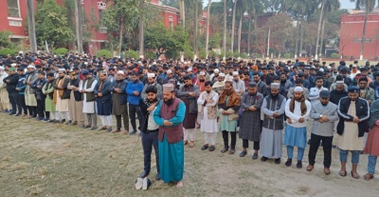 রাজশাহীতে ওসমান হাদির গায়েবানা জানাজা