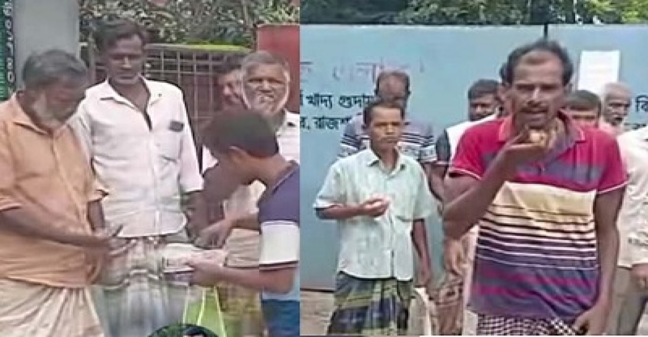 তানোরে খাদ্য গুদাম কর্মকর্তা সাসপেন্ড মিষ্টি বিতরণ