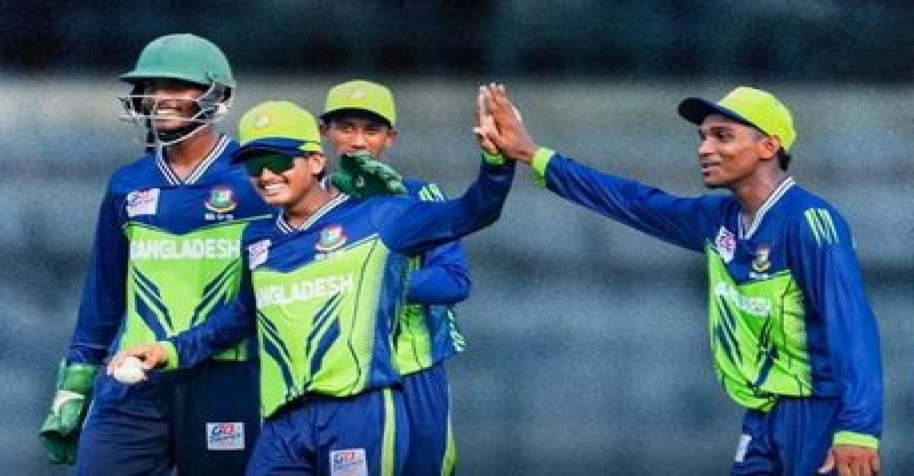 শেষ ওভারের রোমাঞ্চে অনূর্ধ্ব-১৯ দলের জয়
