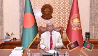 সপরিবারে বঙ্গভবনে নতুন রাষ্ট্রপতি মির্জা ফখরুল ইসলাম আলমগীর