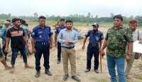 মান্দায় অবৈধ মাটি কর্তন, মোবাইল কোর্টে জরিমানা ৫০ হাজার
