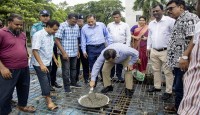 রাজশাহী কেন্দ্রীয় উদ্যানে নির্মাণাধীন  দৃষ্টিনন্দন মসজিদের ছাদ ঢালাই কাজের উদ্বোধন