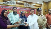 জুলাই গণঅভ্যুত্থান দিবস উপলক্ষে মান্দায় শহীদ পরিবার ও জুলাই যোদ্ধাদের সংবর্ধনা