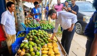 পুঠিয়ার রাজবাড়িতে ফ্রান্সের রাষ্ট্রদূত, ঘুরে দেখলেন বানেশ্বরের আম বাজার