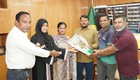 রাসিক প্রশাসকের সঙ্গে রাজশাহী বিভাগীয় কারাতে রেফারি কমিশনের সদস্যবৃন্দের সৌজন্য সাক্ষাৎ